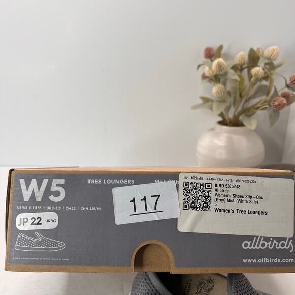 Allbirds Tree Loungers Slip on Walking Loafer Shoe Gray Mist Women's 5 NWB - Picture 10 of 10